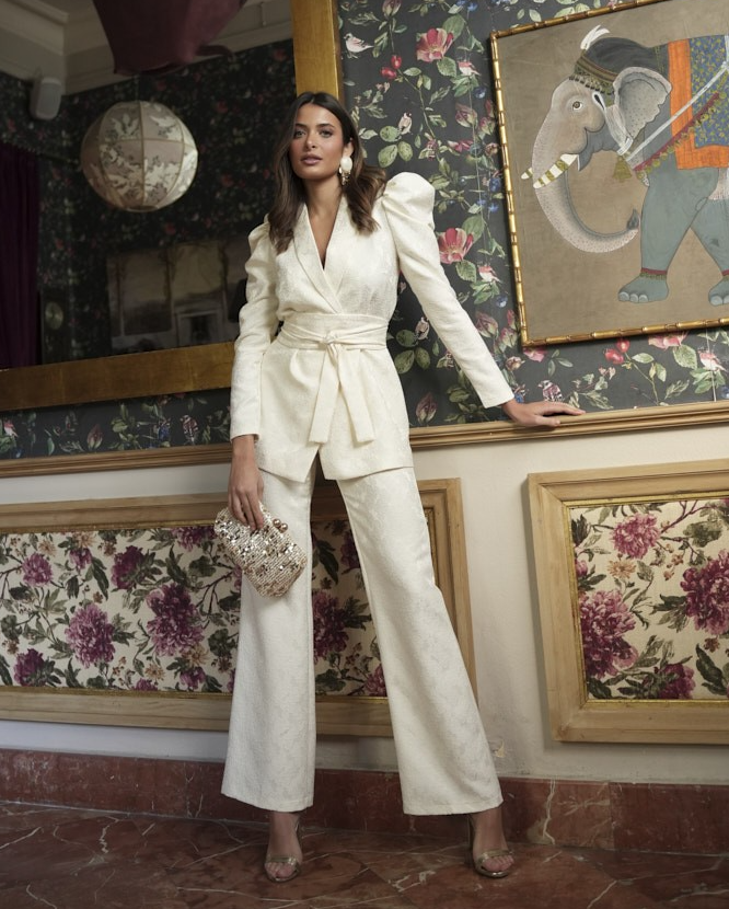 Traje Carey: 2 Piezas Ideal Para Mamá de Comunión