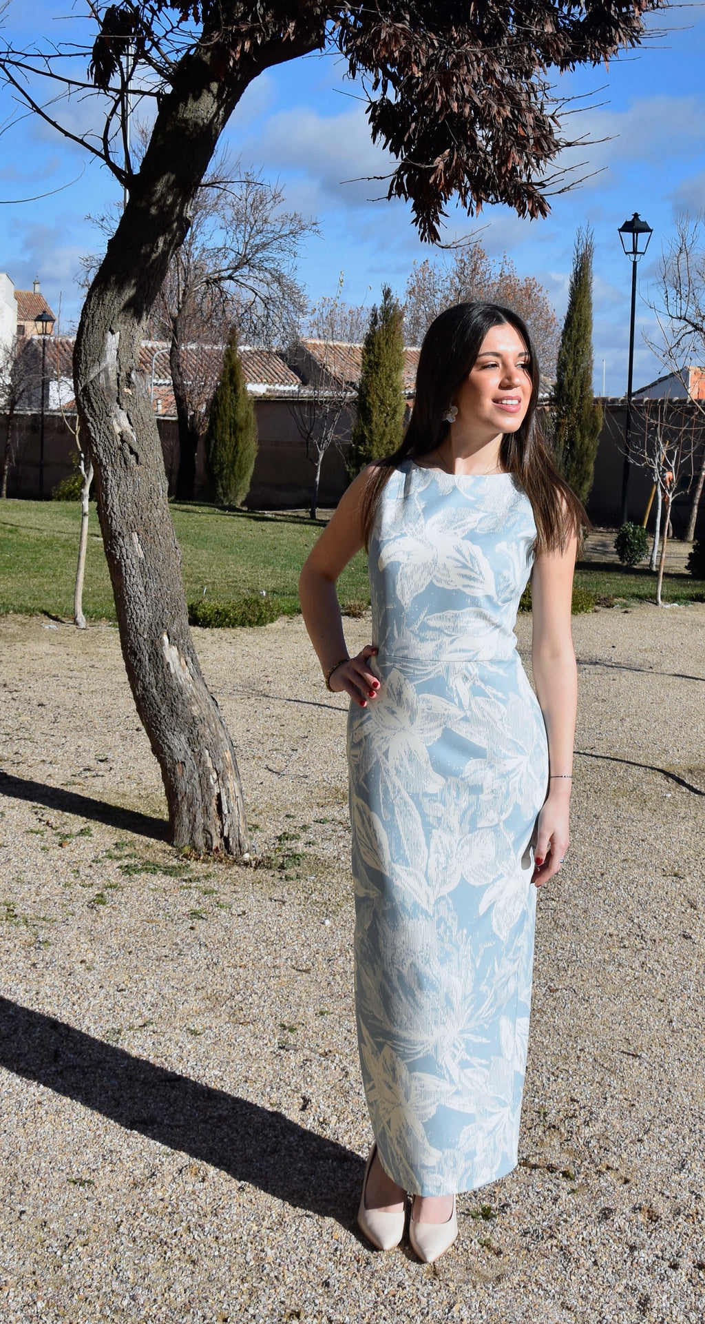 Conjunto Jacket: Dos Piezas con Chaqueta Peplum y Vestido Recto para Mamá de Comunión e Invitada