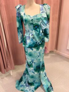 Vestido Bugambilla Estampado: Ideal para Eventos de Noche